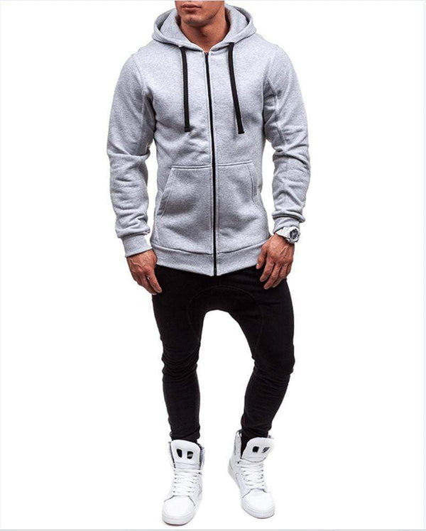 Planet Gates Men Hoodies Jacket Spring Drawstring Zipper Hooded Sweatshirt Male Long Sleeve Pocket Pullover Autumn Hoodie Coat MWW145