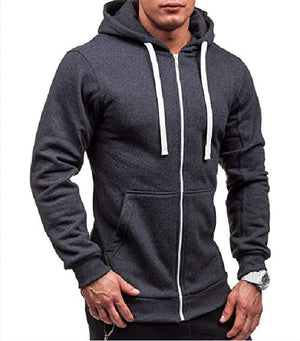 Planet Gates Men Hoodies Jacket Spring Drawstring Zipper Hooded Sweatshirt Male Long Sleeve Pocket Pullover Autumn Hoodie Coat MWW145