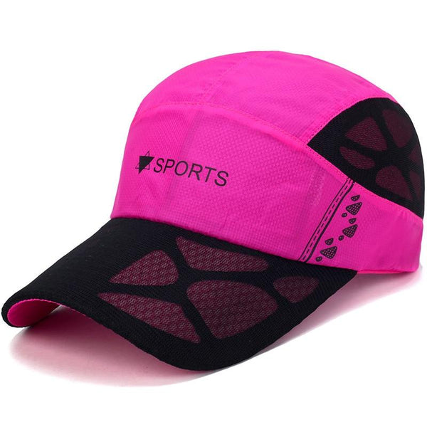 Planet Gates Men Mesh Cap Cycling Running Cap Baseball Tennis Hat Breathable Quick Dry Hat Bone Snapback Women Climbing Running Sport
