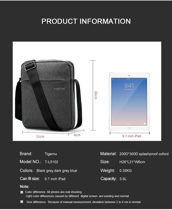 Planet Gates Men Messenger Bag High Quality Waterproof Shoulder Bag For Women Business Travel Crossbody Bag