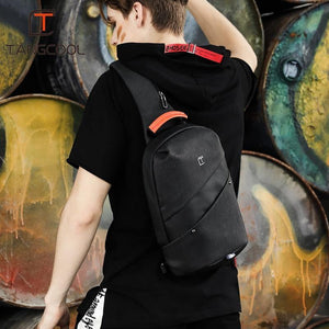 Planet Gates Men Messenger Bag Men USB Charging Design Man Chest Bag Pack Anti Theft Shoulder Crossbody bags for Teenage