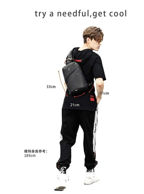 Planet Gates Men Messenger Bag Men USB Charging Design Man Chest Bag Pack Anti Theft Shoulder Crossbody bags for Teenage
