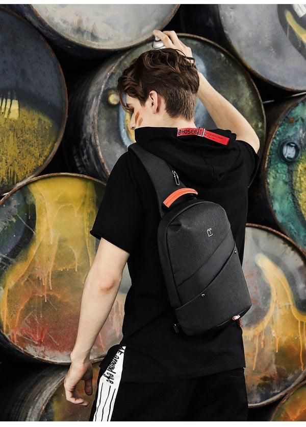 Planet Gates Men Messenger Bag Men USB Charging Design Man Chest Bag Pack Anti Theft Shoulder Crossbody bags for Teenage