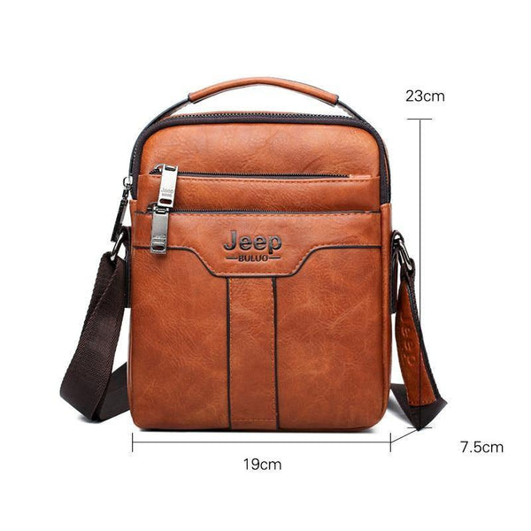 Planet Gates Men Messenger Bags 2pce set Crossbody Business Casual Handbag Male Spliter Leather Shoulder Bag Large Capacity