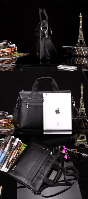 Planet Gates Men messenger bags fashion leather bag men briefcase designer handbags high quality famous brand business men bag