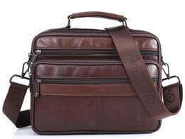 Planet Gates Men messenger bags luxury genuine leather men bag designer high quality shoulder bag casual zipper office bags for men