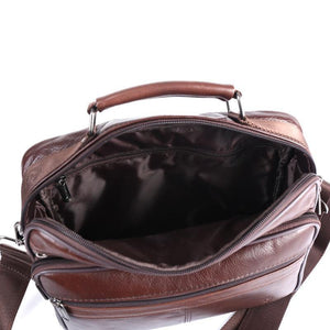 Planet Gates Men messenger bags luxury genuine leather men bag designer high quality shoulder bag casual zipper office bags for men