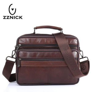 Planet Gates Men messenger bags luxury genuine leather men bag designer high quality shoulder bag casual zipper office bags for men