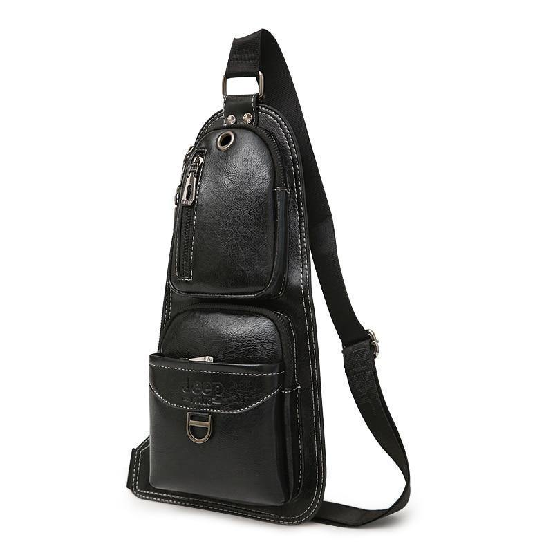 Planet Gates Men Messenger Bags New Hot Crossbody Shoulder Bag Famous Brand Man's Leather Sling Chest Bag Fashion Casual 6196