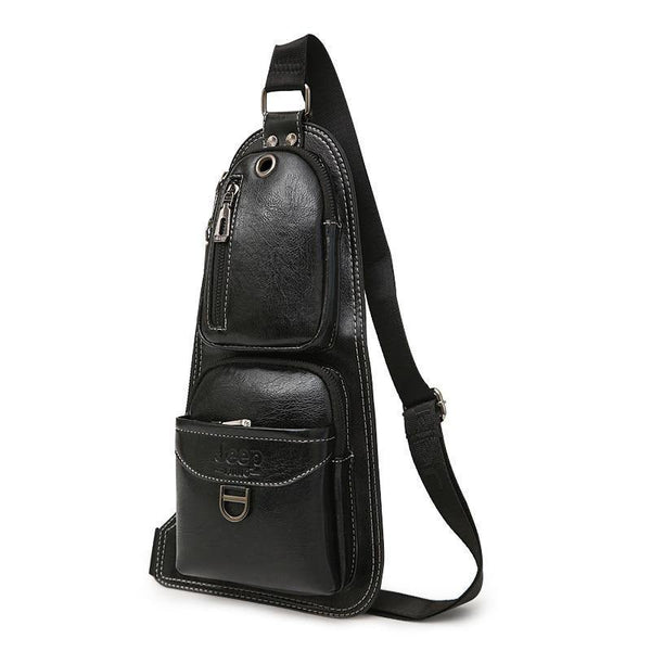 Planet Gates Men Messenger Bags New Hot Crossbody Shoulder Bag Famous Brand Man's Leather Sling Chest Bag Fashion Casual 6196