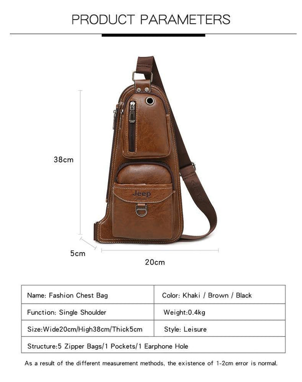Planet Gates Men Messenger Bags New Hot Crossbody Shoulder Bag Famous Brand Man's Leather Sling Chest Bag Fashion Casual 6196
