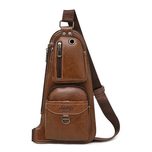 Planet Gates Men Messenger Bags New Hot Crossbody Shoulder Bag Famous Brand Man's Leather Sling Chest Bag Fashion Casual 6196