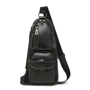 Planet Gates Men Messenger Bags New Hot Crossbody Shoulder Bag Famous Brand Man's Leather Sling Chest Bag Fashion Casual 6196