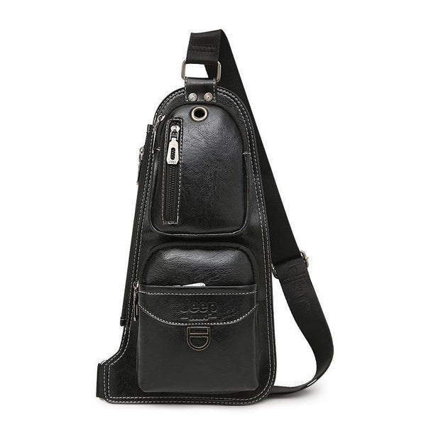 Planet Gates Men Messenger Bags New Hot Crossbody Shoulder Bag Famous Brand Man's Leather Sling Chest Bag Fashion Casual 6196