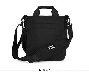 Planet Gates Men Multifunctional Shoulder Messenger Bag with Headphone Hole Waterproof Nylon Travel Handbag Large Capacity Storage Bags XA11C