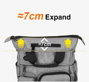 Planet Gates Men Multifunctional Shoulder Messenger Bag with Headphone Hole Waterproof Nylon Travel Handbag Large Capacity Storage Bags XA11C