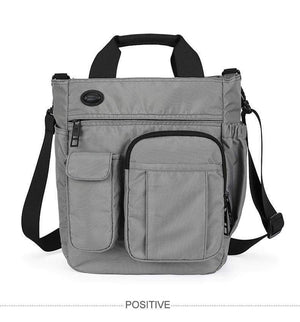 Planet Gates Men Multifunctional Shoulder Messenger Bag with Headphone Hole Waterproof Nylon Travel Handbag Large Capacity Storage Bags XA11C