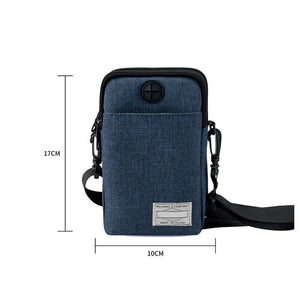 Planet Gates Men Multifunctional Waterproof Phone Bag Mini Crossbody Bags with Earphone Hole WML99