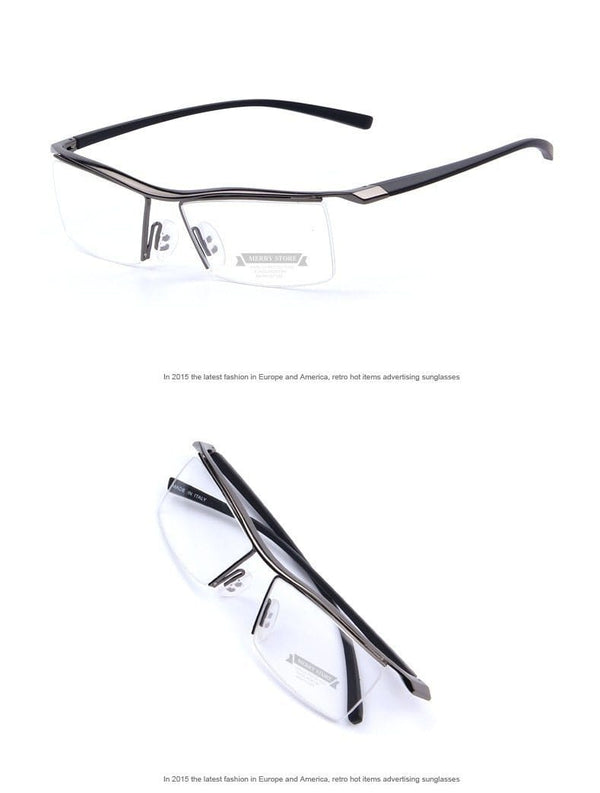 Planet Gates Men Optical Frames Eyeglasses Frames Rack Commercial Glasses Fashion Eyeglasses Frame Myopia Titanium Frame TR90 Legs