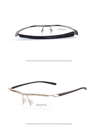 Planet Gates Men Optical Frames Eyeglasses Frames Rack Commercial Glasses Fashion Eyeglasses Frame Myopia Titanium Frame TR90 Legs