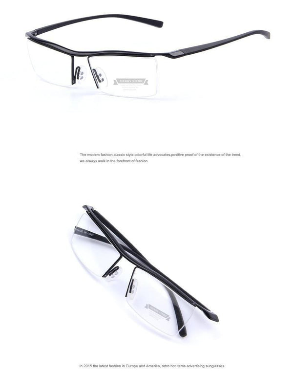 Planet Gates Men Optical Frames Eyeglasses Frames Rack Commercial Glasses Fashion Eyeglasses Frame Myopia Titanium Frame TR90 Legs