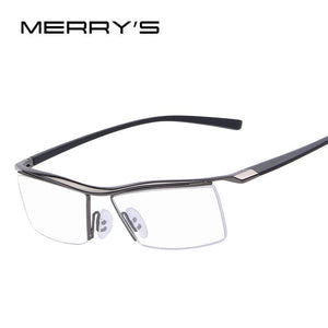 Planet Gates Men Optical Frames Eyeglasses Frames Rack Commercial Glasses Fashion Eyeglasses Frame Myopia Titanium Frame TR90 Legs