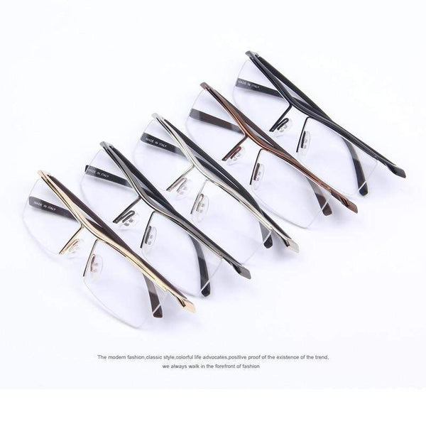 Planet Gates Men Optical Frames Eyeglasses Frames Rack Commercial Glasses Fashion Eyeglasses Frame Myopia Titanium Frame TR90 Legs