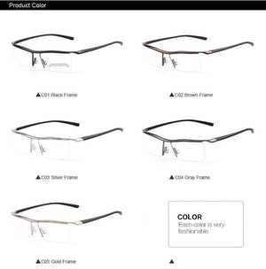 Planet Gates Men Optical Frames Eyeglasses Frames Rack Commercial Glasses Fashion Eyeglasses Frame Myopia Titanium Frame TR90 Legs