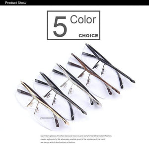 Planet Gates Men Optical Frames Eyeglasses Frames Rack Commercial Glasses Fashion Eyeglasses Frame Myopia Titanium Frame TR90 Legs