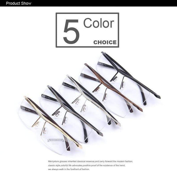 Planet Gates Men Optical Frames Eyeglasses Frames Rack Commercial Glasses Fashion Eyeglasses Frame Myopia Titanium Frame TR90 Legs