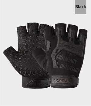 Planet Gates Men Outdoor Short Fingerless Gloves Soft Rubber Protective Pad Sports Army Military Tactical Airsoft Shooting Hunting