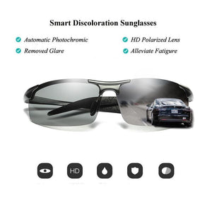 Planet Gates Men Photochromic Polarized Sunglasses Aluminum Frame UV400 Sun Glasses Male Eyewear Driving Goggles
