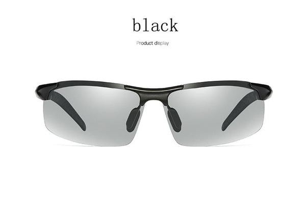 Planet Gates Men Photochromic Polarized Sunglasses Aluminum Frame UV400 Sun Glasses Male Eyewear Driving Goggles