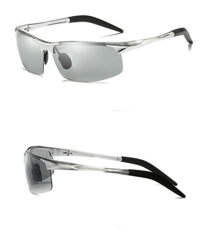 Planet Gates Men Photochromic Polarized Sunglasses Aluminum Frame UV400 Sun Glasses Male Eyewear Driving Goggles