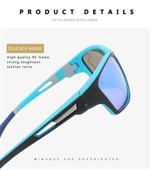 Planet Gates Men Polarized Sun Glasses 2021 Brand Car Driving Anti-Glare Sunglassses Male Black Sports Fishing Goggles UV400