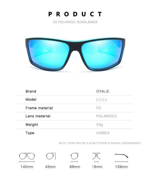 Planet Gates Men Polarized Sun Glasses 2021 Brand Car Driving Anti-Glare Sunglassses Male Black Sports Fishing Goggles UV400