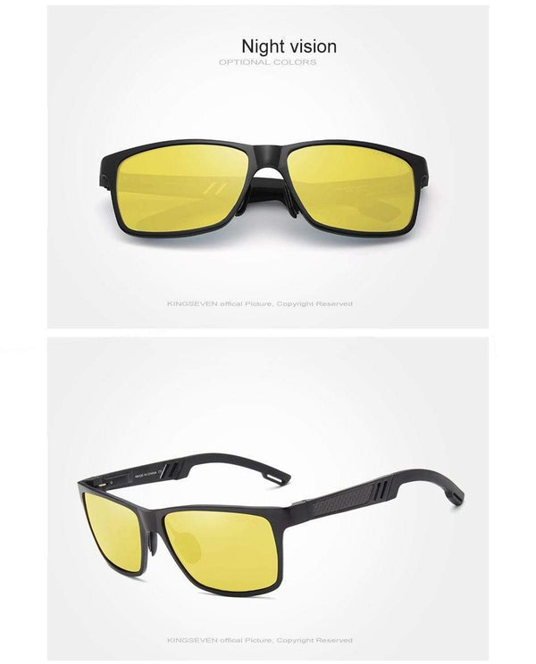 Planet Gates Men Polarized Sunglasses Aluminum Magnesium Sun Glasses Driving Glasses Rectangle Shades For Men Oculos masculino Male