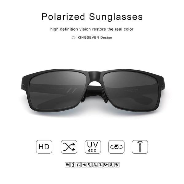 Planet Gates Men Polarized Sunglasses Aluminum Magnesium Sun Glasses Driving Glasses Rectangle Shades For Men Oculos masculino Male