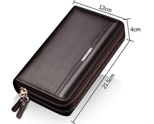 Planet Gates Men Purse Male Purse Men's Wallet Clutch Wallets Men Handy Bag Business Wallet Coins Multi-bit High Capacity Purses
