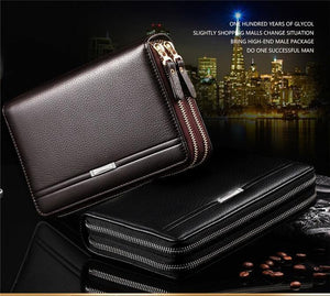 Planet Gates Men Purse Male Purse Men's Wallet Clutch Wallets Men Handy Bag Business Wallet Coins Multi-bit High Capacity Purses
