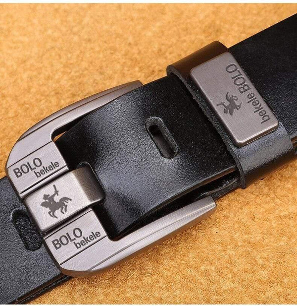 Men Real Cow Leather Business Designer Belt Men Vintage Luxury Quality Genuine Leather Belt Man Buckles