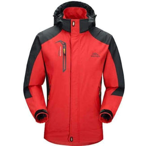 Planet Gates Men Red / M Mountainskin 5XL Men's Jackets Waterproof Spring Hooded Coats Men Women Outerwear Army Solid Casual Brand Male Clothing,SA153