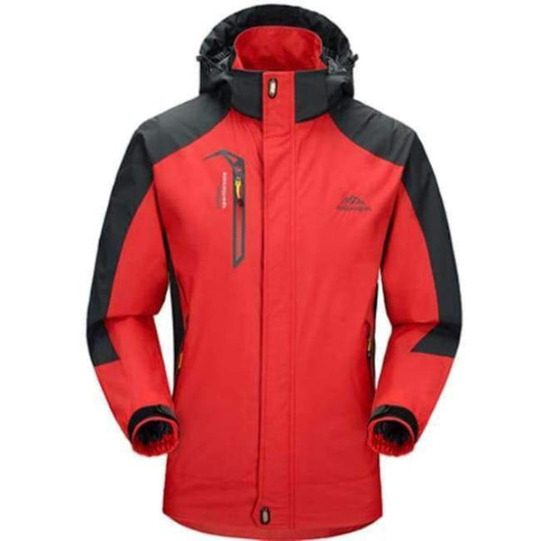 Planet Gates Men Red / M Mountainskin 5XL Men's Jackets Waterproof Spring Hooded Coats Men Women Outerwear Army Solid Casual Brand Male Clothing,SA153