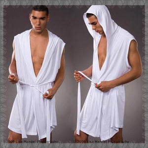 Planet Gates Men Robes Bathrobe Plus Size Brand Manview Robe Man Mens Sexy Sleepwear Male Silk  Home Wear
