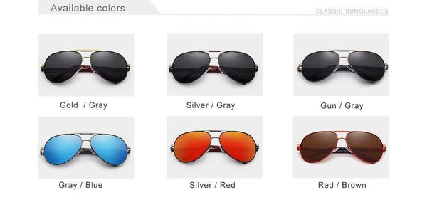 Planet Gates Men's Aluminum Magnesium Sun Glasses Polarized UV400 Sun Glasses oculos Male Eyewear Sunglasses For Men N725