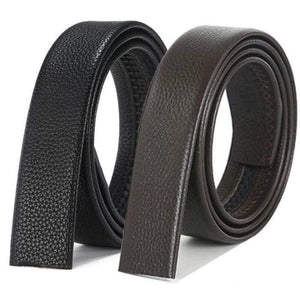 Men's Automatic Buckle Belts No Buckle Belt Brand Belt Men PU High Quality Male Genuine Strap Jeans Belt