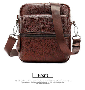 Planet Gates Men's Bag Genuine Leather Crossbody Bags for Men Small Messenger Bag Leather Casual Men's Shoulder Bags Male flap 8628