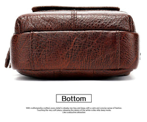 Planet Gates Men's Bag Genuine Leather Crossbody Bags for Men Small Messenger Bag Leather Casual Men's Shoulder Bags Male flap 8628