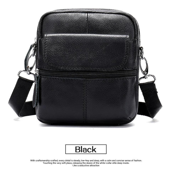 Planet Gates Men's Bag Genuine Leather Crossbody Bags for Men Small Messenger Bag Leather Casual Men's Shoulder Bags Male flap 8628