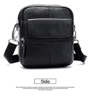 Planet Gates Men's Bag Genuine Leather Crossbody Bags for Men Small Messenger Bag Leather Casual Men's Shoulder Bags Male flap 8628